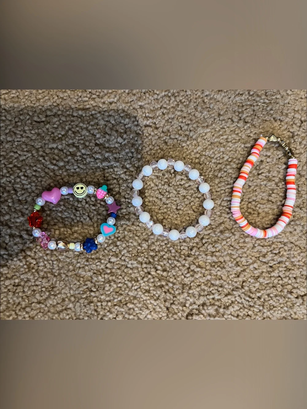 🌴 BUNDLE 5 FOR $25!  Kids Multi-Bead Charm Bracelet Set